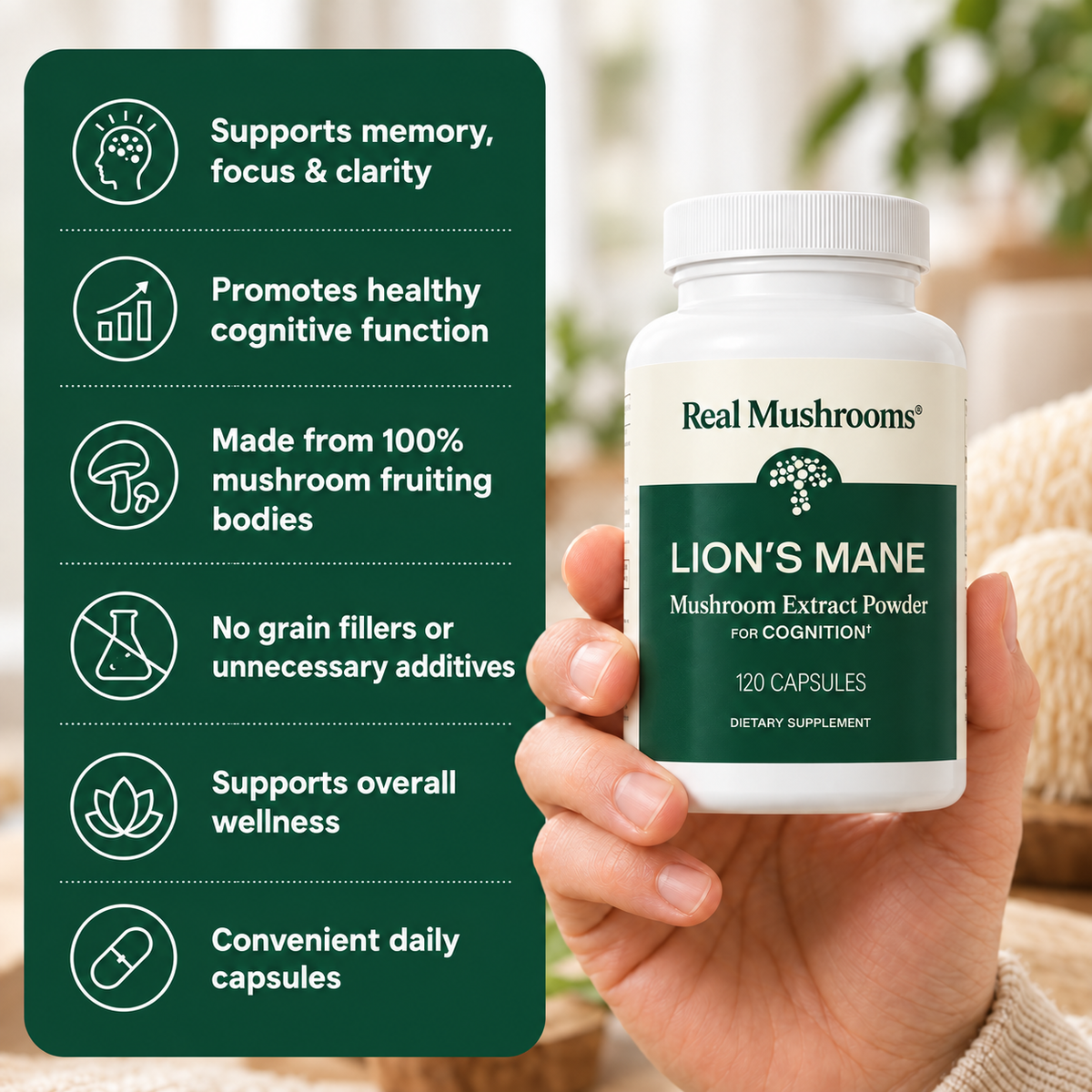 Organic Lion's Mane Mushroom