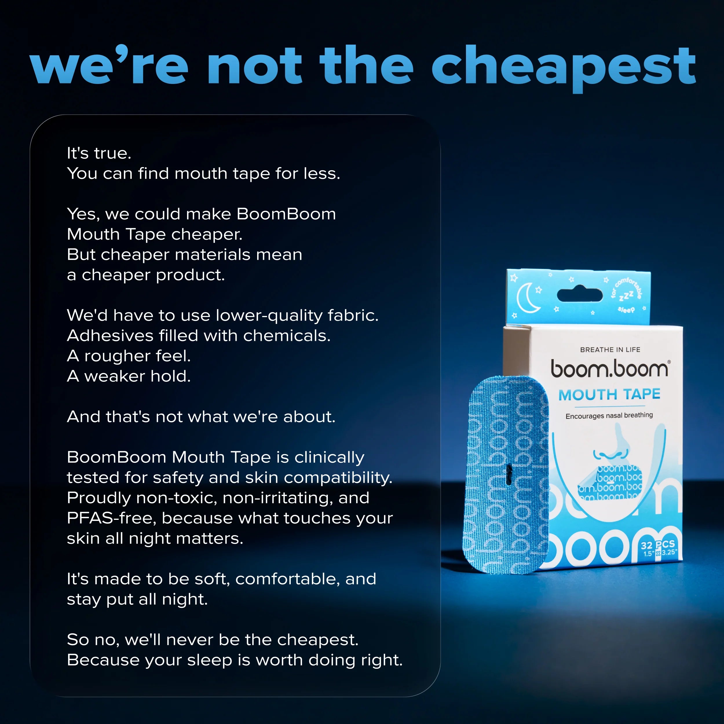 BoomBoom Mouth Tape